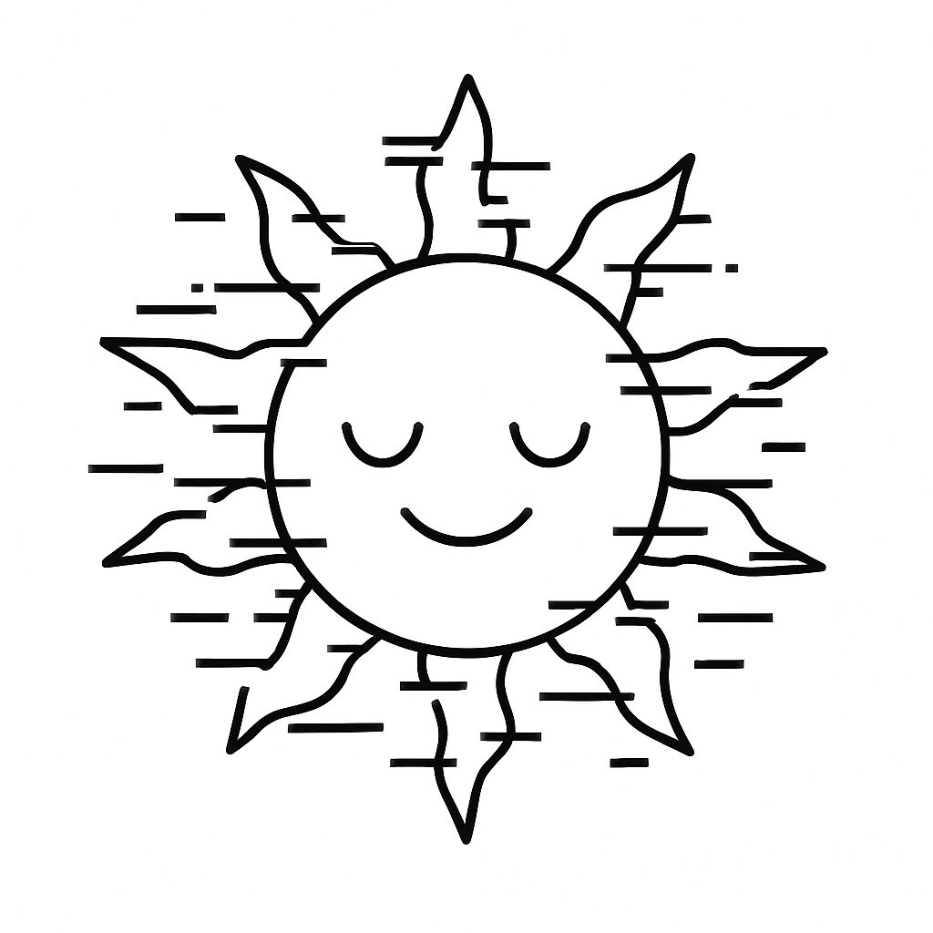 Digital Sun Glitch