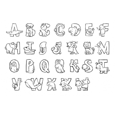 Alphabet Coloring Pages for Kids – Printable PDF Letters