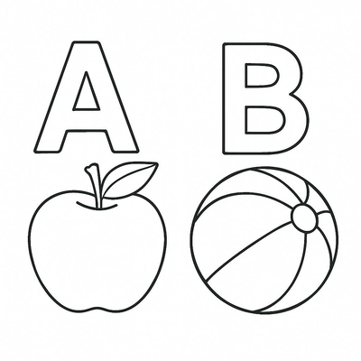 Alphabet Coloring Pages for Kids – Printable PDF Letters