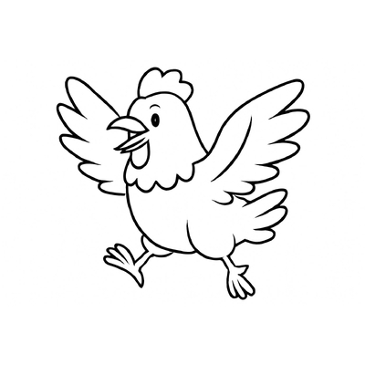 Chicken Coloring Pages for Kids – Free PDF Download