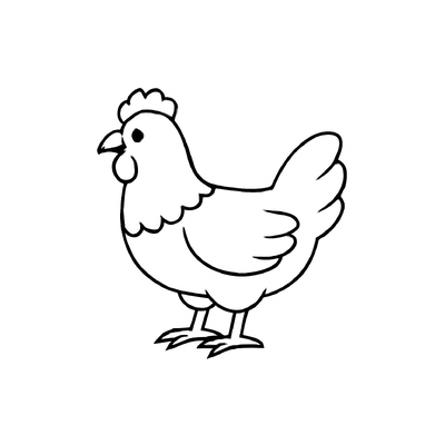 Chicken Coloring Pages for Kids – Free PDF Download