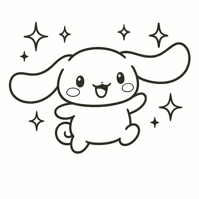 Cinnamoroll Coloring Pages for Kids – Free Printable PDF