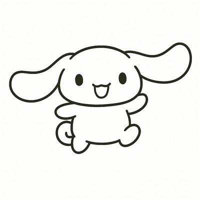 Cinnamoroll Coloring Pages for Kids – Free Printable PDF