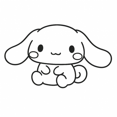 Cinnamoroll Coloring Pages for Kids – Free Printable PDF