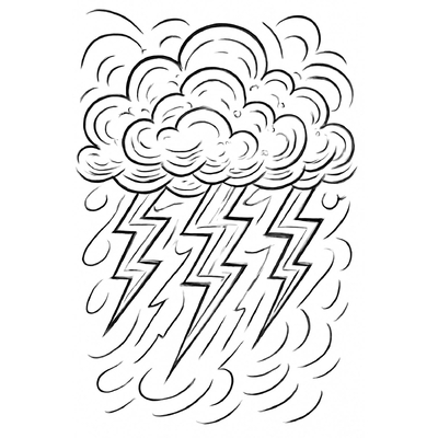 Cloud Coloring Pages for Kids – Beautiful Cloud Coloring Pictures