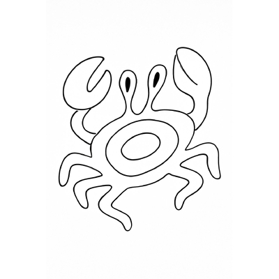 Crab Coloring Pages for Kids – Free Printable Crab Coloring PDF