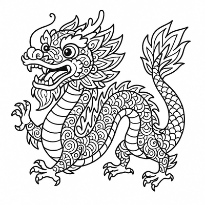 Dragon Coloring Pages for Kids – Beautiful PDF Coloring Sheets