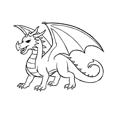 Dragon Coloring Pages for Kids – Beautiful PDF Coloring Sheets