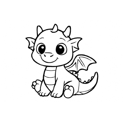 Dragon Coloring Pages for Kids – Beautiful PDF Coloring Sheets