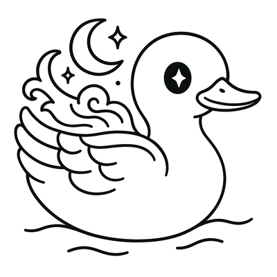 Duck Coloring Pages for Kids – Free PDF Download