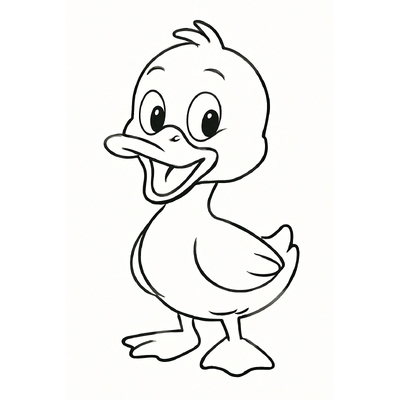 Duck Coloring Pages for Kids – Free PDF Download
