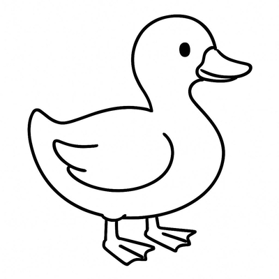 Duck Coloring Pages for Kids – Free PDF Download