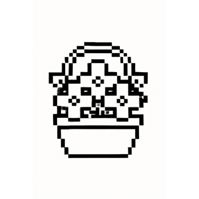 Flower Basket Coloring Pages for Kids – Fun and Creative Coloring Pictures
