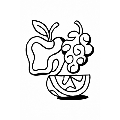 Fruit Coloring Pages for Kids – Fun and Playful Fruit Pictures