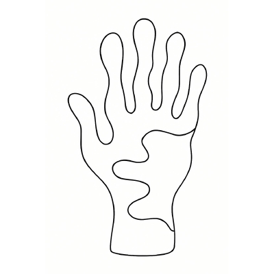 Handprint Coloring Pages for Kids – Fun and Creative Hand Coloring