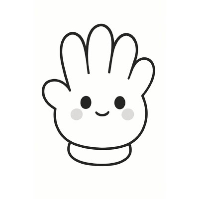 Handprint Coloring Pages for Kids – Fun and Creative Hand Coloring