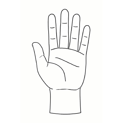 Handprint Coloring Pages for Kids – Fun and Creative Hand Coloring
