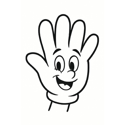 Handprint Coloring Pages for Kids – Fun and Creative Hand Coloring