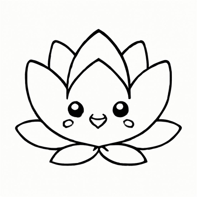 Lotus Flower Coloring Pages for Kids – Fun and Beautiful Lotus Pictures