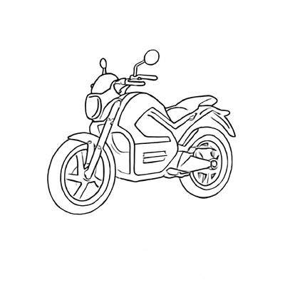 Motorbike Coloring Pages for Kids – Beautiful Motorcycle Coloring Pictures