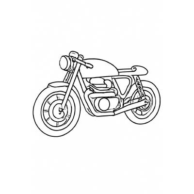 Motorbike Coloring Pages for Kids – Beautiful Motorcycle Coloring Pictures