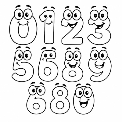 Number Coloring Pages for Kids – Fun and Interactive PDF