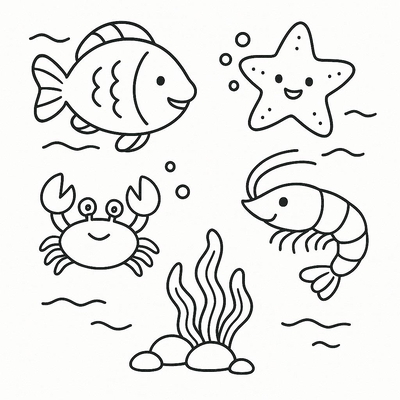 Preschool Coloring Pages for Kids – Free PDF Download