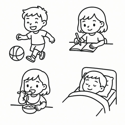 Preschool Coloring Pages for Kids – Free PDF Download