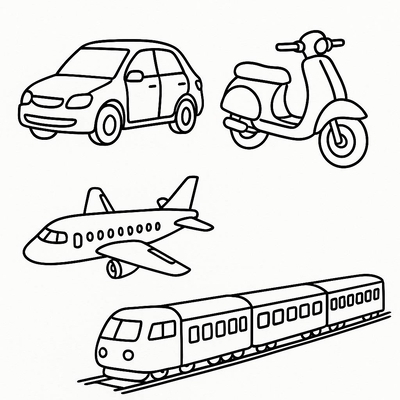 Preschool Coloring Pages for Kids – Free PDF Download
