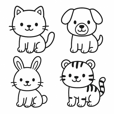 Preschool Coloring Pages for Kids – Free PDF Download