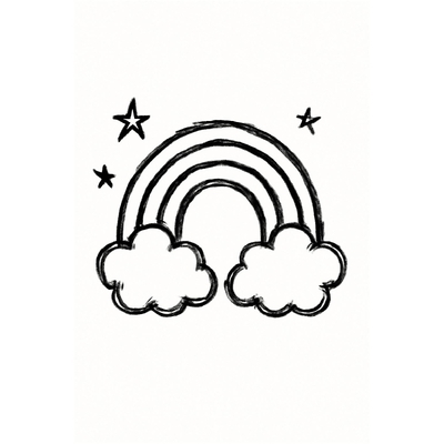 Rainbow Coloring Pages for Kids – Beautiful and Easy-to-Download Pictures