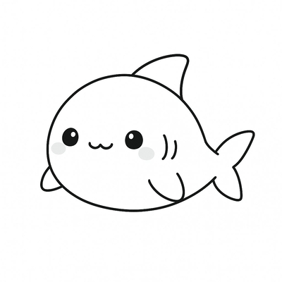 Shark Coloring Pages for Kids – Free Printable Shark Coloring PDF