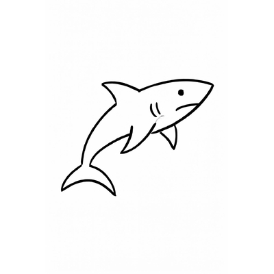 Shark Coloring Pages for Kids – Free Printable Shark Coloring PDF