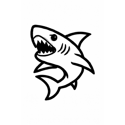 Shark Coloring Pages for Kids – Free Printable Shark Coloring PDF