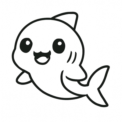 Shark Coloring Pages for Kids – Free Printable Shark Coloring PDF