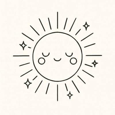 Sun Coloring Pages for Kids – Beautiful and Happy Sun Pictures