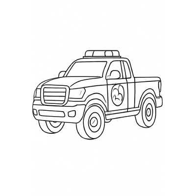 Truck Coloring Pages for Kids – Truck Coloring Sheets PDF