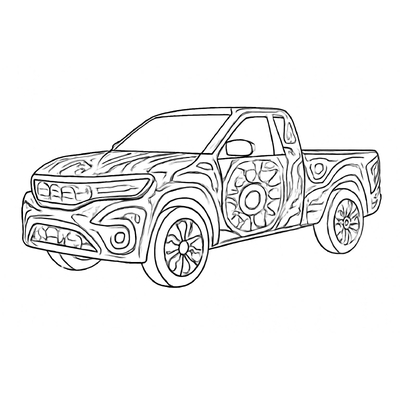 Truck Coloring Pages for Kids – Truck Coloring Sheets PDF