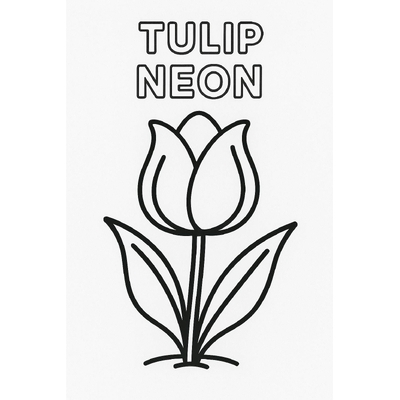 Tulip Flower Coloring Pages for Kids – Beautiful and Easy-to-Download Sheets