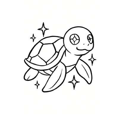 Turtle Coloring Pages for Kids – Free Printable Turtle Coloring PDF