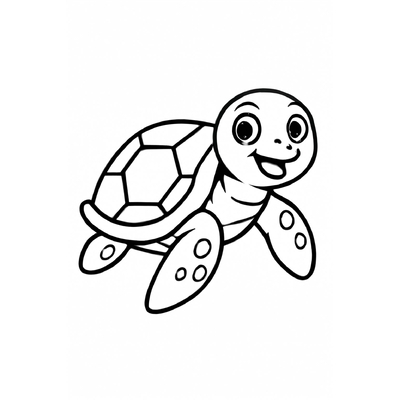 Turtle Coloring Pages for Kids – Free Printable Turtle Coloring PDF