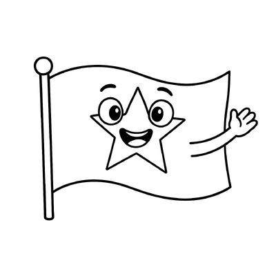 Vietnam Flag Coloring Pages for Kids – Beautiful and Educational Flag Pictures