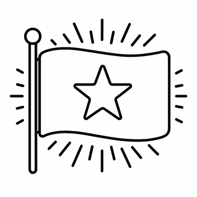 Vietnam Flag Coloring Pages for Kids – Beautiful and Educational Flag Pictures