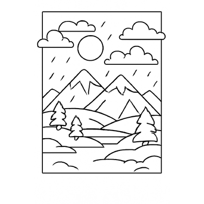 Winter Coloring Pages for Kids – Beautiful and Easy-to-Download Sheets