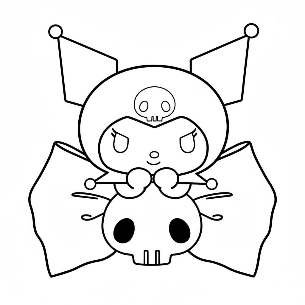 Kuromi Adorably Surprised