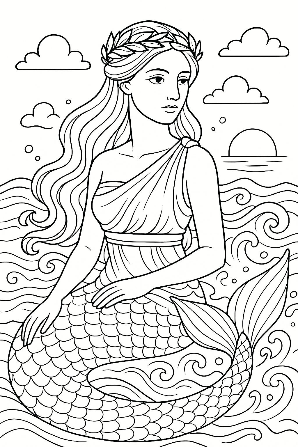 Classical Greek Mermaid