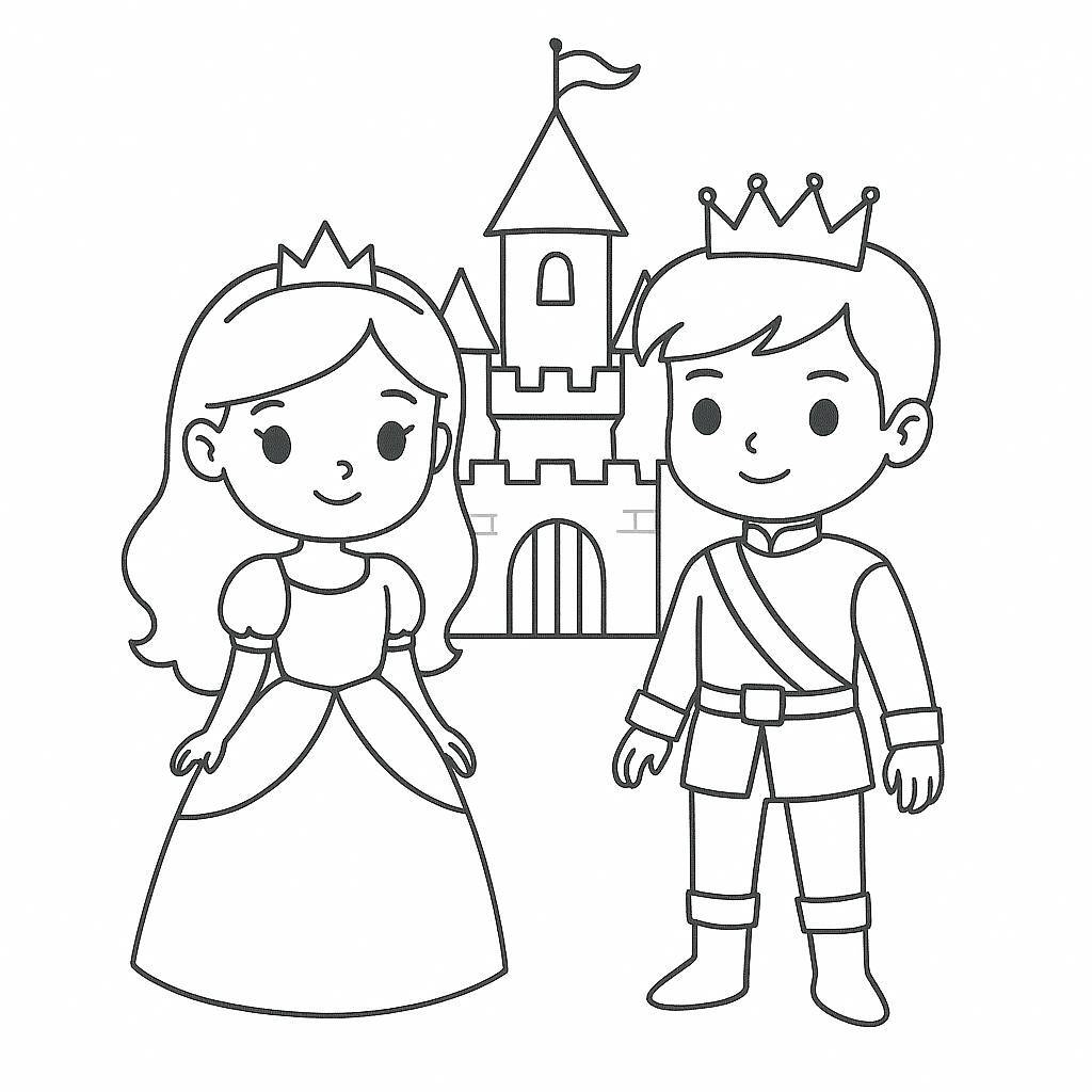 Fairy Tale Coloring Page