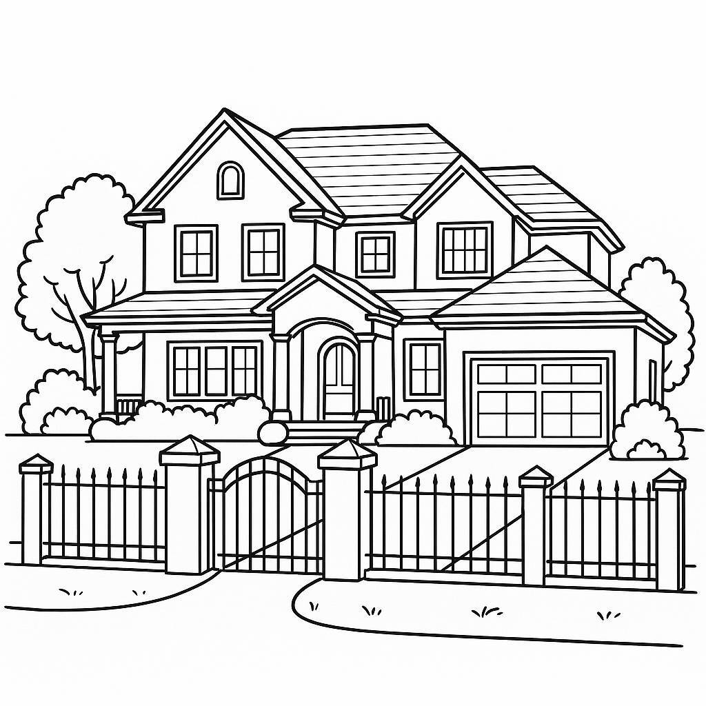 Villa-Style House