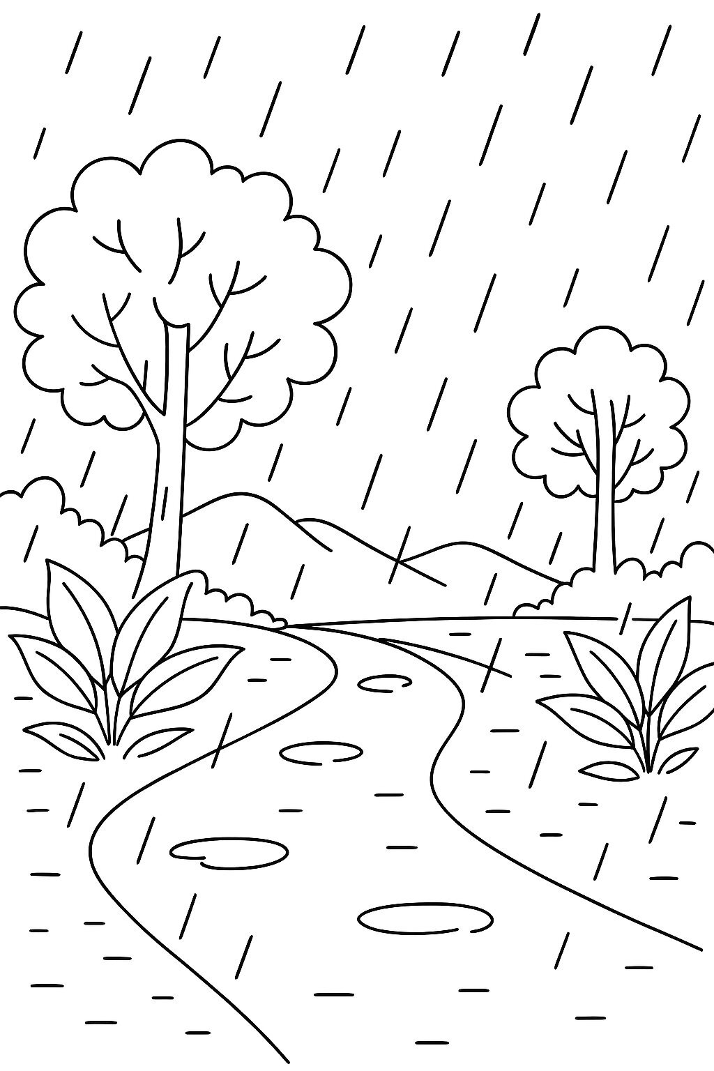 Rainy Landscape