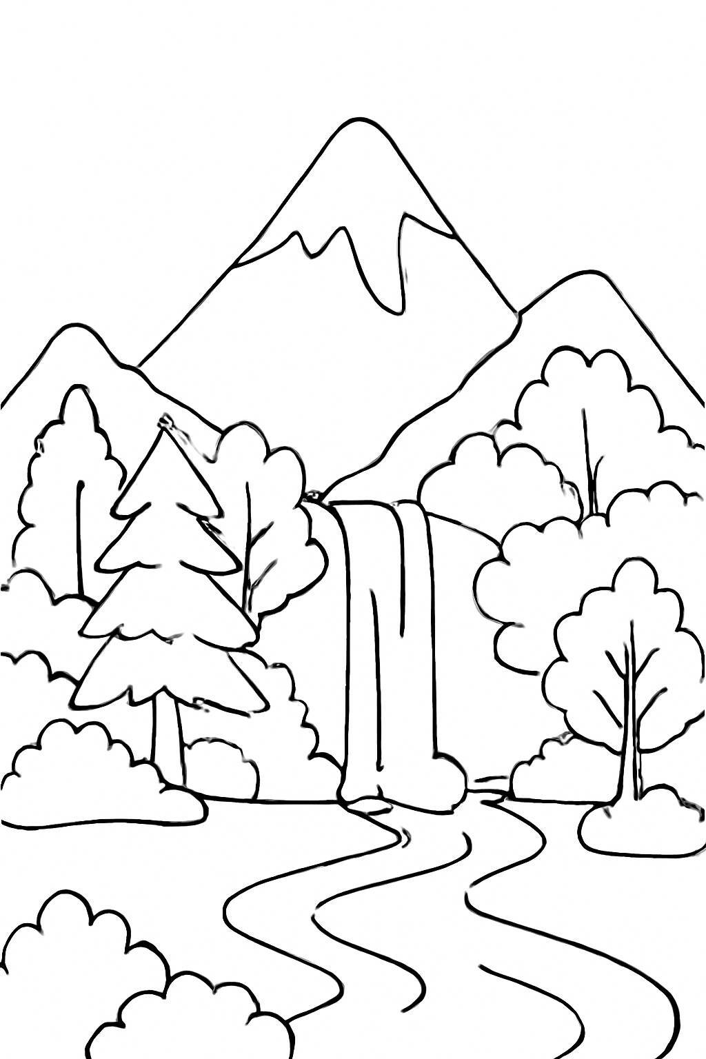 Mountain Forest Landscape